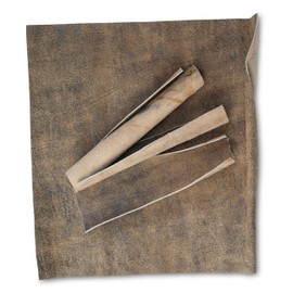 Angus Stoke Genuine Leather Plates and Leather Cords for Leathercraft, Crafts, Craft Set Leather - Genuine Leather Sheets Craft Set 15 Piece Set