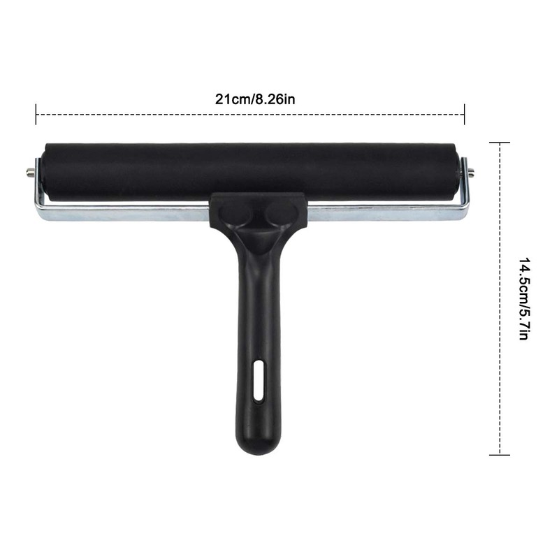 Rubber Roller, 21 cm Lino Roller Rubber Roller Made of