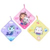 Gabby Dollhouse [Loop Towel] 3 Piece Hand Towel Set with