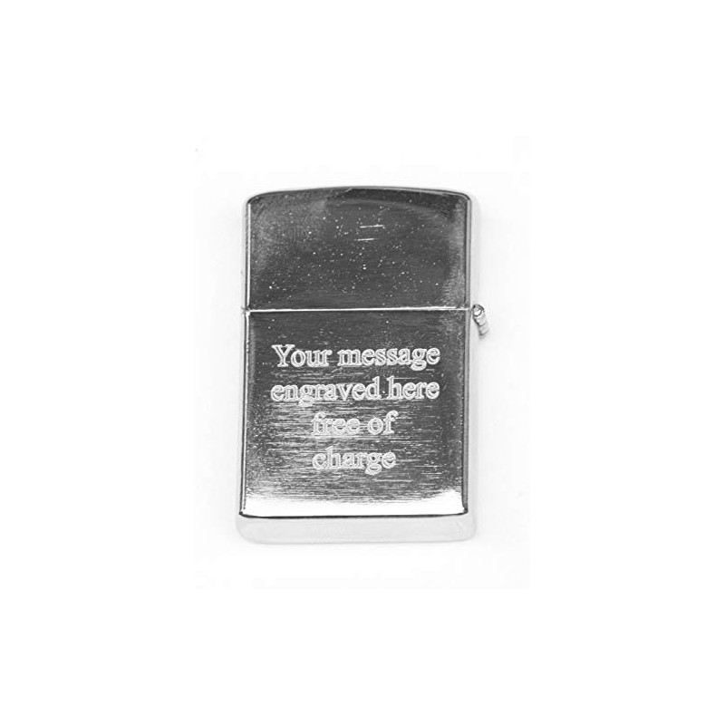 Motorbike 2 Petrol Lighter Windproof with Free Engraving Gift 245