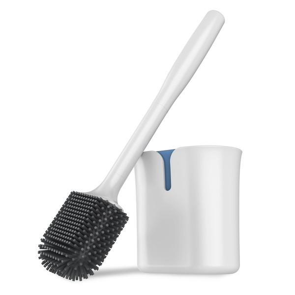 MR.SIGA Toilet Brush and Holder, Wall Mounted Toilet Brush for