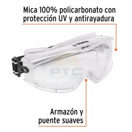 Expert GOT-X Professional anti-fog safety goggles