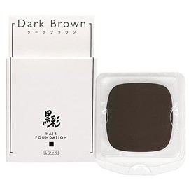 Amoros Black Hair Foundation, 0.3 oz (8 g), Dark Brown Refill