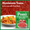Pomì Crushed Tomatoes with Basil - Creamy, Velvety Italian Sauce,