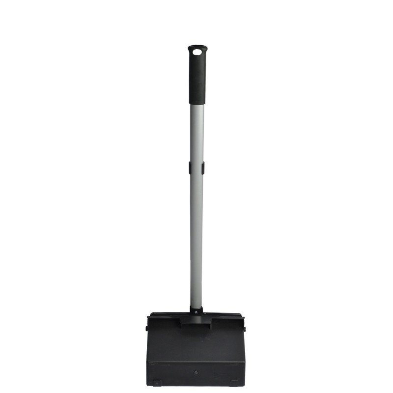 Janico 1085 Commercial Lobby Dustpan Upright, Aluminum Handle, 37” Length,