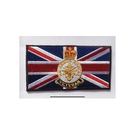 HM Armed Forces Veteran Union Jack Iron on Patch