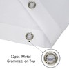 AMBZEK Grey Patchwork Shower Curtain - Modern Black and White