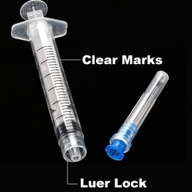 25Pack 3ml with 23 G Individual Package Suitable for Industrial, Scientific, Measuring, Watering, Pet Feeding, Oil or Glue Applicator