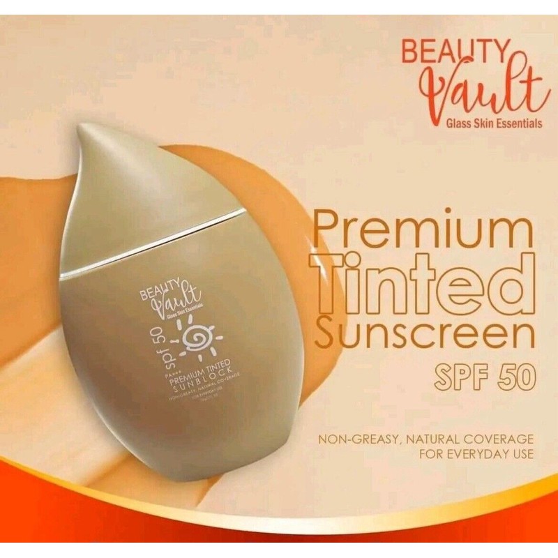 Beauty Vault Premium Tinted Sunblock SPF 50 PA+++, 50g