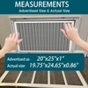 20x25x1 Air Filter-MERV 8, Washable & Reusable Electrostatic Air Filter,