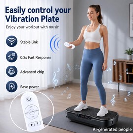 MOVHEIYL Replacement Remote Control for FLYBIRD Vibration Plate SF01-SZJ FBVP-MN-Blue ‎HR23-SZJ, for FEIERDUN Whole Body Vibration Plate Exercise Machine