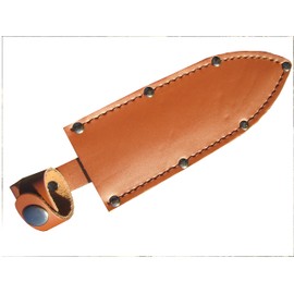 Knife Sheath Riveted Genuine Leather - Up to 7-inch Single/Double Edge Blade – Riveted Belt & Handle Loops – Hori Hori, Hunting, Camping, Fishing, Tactical, Outdoor – RiverView Enterprise