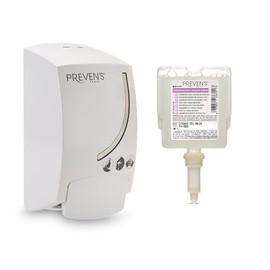 PREVEN'S Paris® Curve Soap Dispenser, 300 ml White & PREVEN'S Paris™ 3-in-1 Luxurious Shower Cream