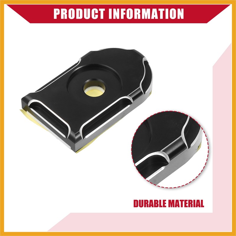 Partuto Motorcycle Seat Bolt with Knob Cover for Harley/Rear /