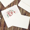Blank Cards and Envelopes 4x6, 30 Pack Cream White Invitation