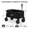 PORTAL Collapsible Folding Utility Beach Wagon Carts Heavy Duty with