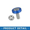 A ABSOPRO Car Motorcycle M6 Fender Bumper Washer Bolt Nuts