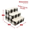 Majestic Pet Portable Pet Stairs | Soft Sherpa Foam Feeling