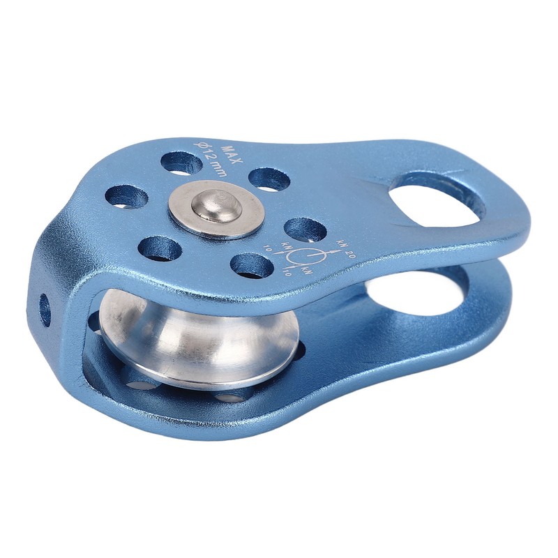 Climbing Single Pulley Al Mg Alloy Fixed Eye Single Rope