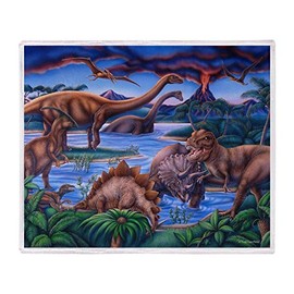 YISUMEI Blanket 150 x 200 cm Cuddly Blankets Soft Flannel Soft Fleece Blanket Bed Throw Dinosaur