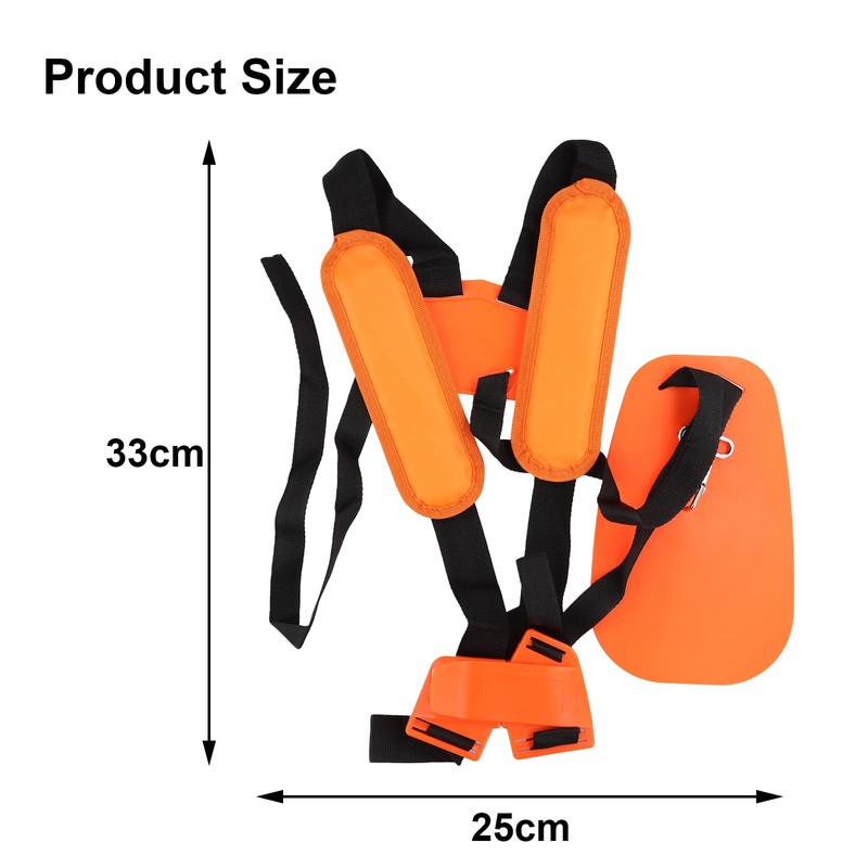 Universal Trimmer Shoulder Strap, Double Shoulder Strap, Adjustable Strimmer Harness,