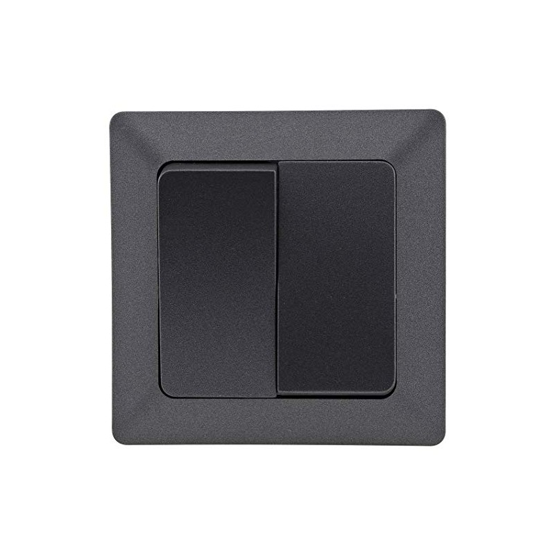 Milos Socket Switch Button Sets I Anthracite