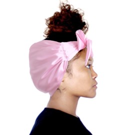 2 Pack Satin Hair Wrap for Sleep Well Pineapple Hair Protector Sleep Headband with Tie for Nighttime Protection and Style