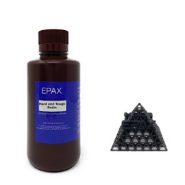 EPAX 3D Printer Hard and Tough Resin for LCD DLP SLA Resin 3D Printers, 1000g Black