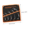DOITOOL 5pcs Multi-functional Double Wrench Set c Steel Socket Box