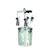 Kerzenfarm Giraffe Rotary Carousel for Tealights, Metal and Glass, 16.5cm