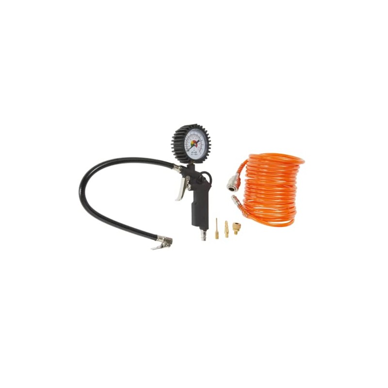 Scheppach Compressor Accessory Set, Consisting of 5 Pieces, Tyre Inflation