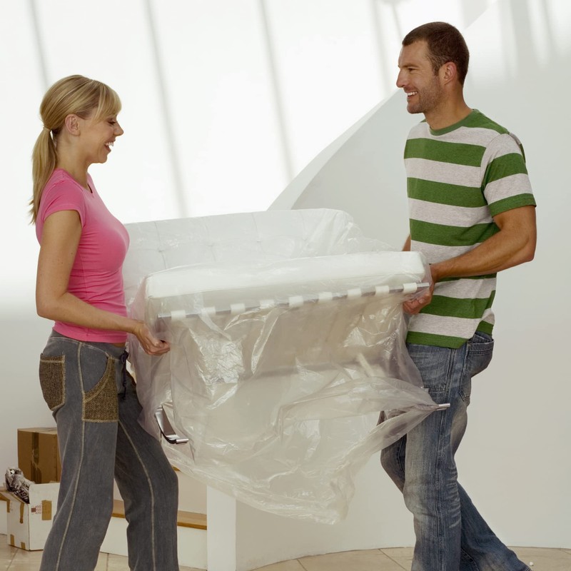 Uboxes (72x46) Chair Covers 2 MIL Heavy Duty Polyethylene to