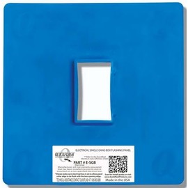 Quickflash Electrical Single Gang Box Flashing Panel E-SGB
