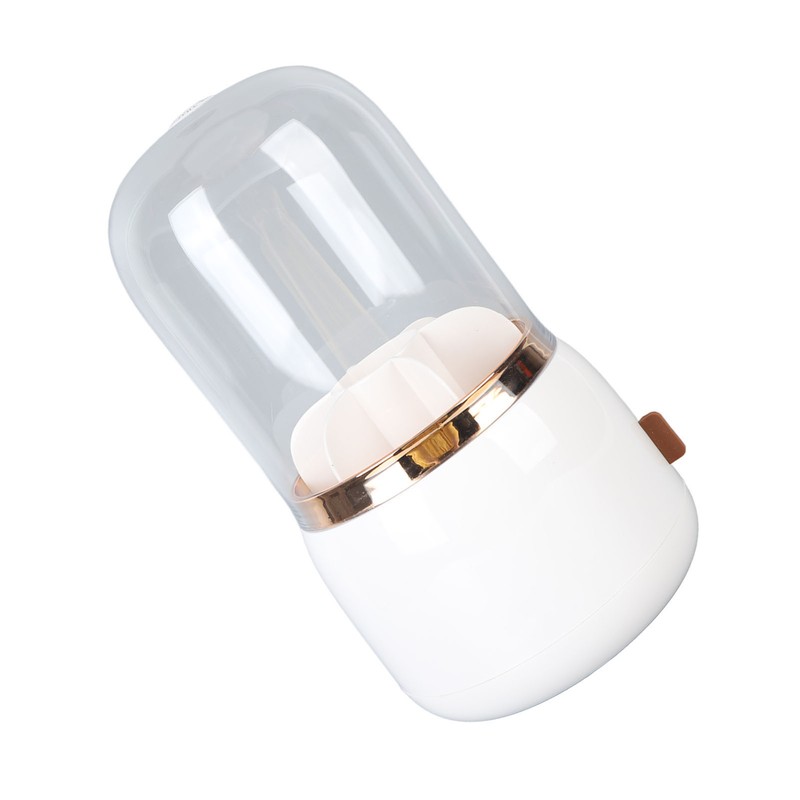 Rotate Dustproof Makeup Brushes Holder Storage 5 Compartments Waterproof Makeup