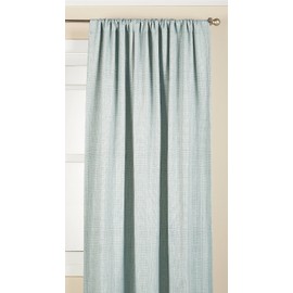 Lorraine Home Fashions Ralston Tailored Curtain Panel, 54 x 84 Inches, Mineral Blue