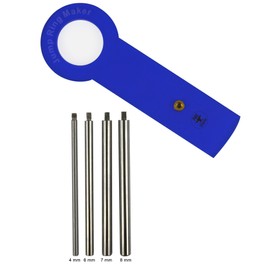 Kit para hacer anillos de salto, 4 mm, 6 mm, 7 mm, 8 mm, herramienta para formar joyas