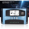 100A MPPT Solar Charge Controller, Solar Charger Controller with LCD