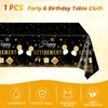 41Pcs Black Gold Retirement Party Decorations, Happy Retirement Party Supplies