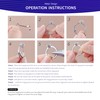 15-Pack Silver Ring Size Adjuster & Reducer,Invisible Sizer Set for