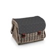 Kabrio Wine & Cheese Picnic Basket, (Anthology Collection - Gray