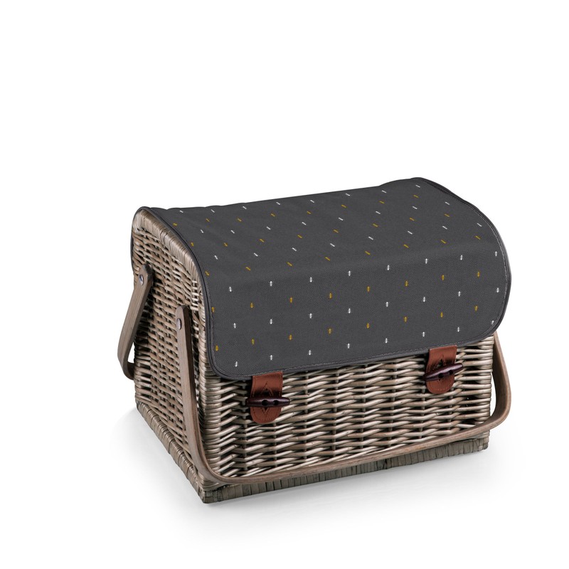 Kabrio Wine & Cheese Picnic Basket, (Anthology Collection - Gray