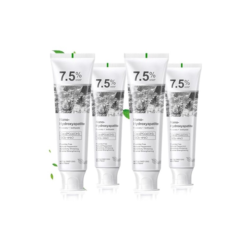 Hydroxyapatite Toothpaste for Enamel Protection - Gentle Mint
