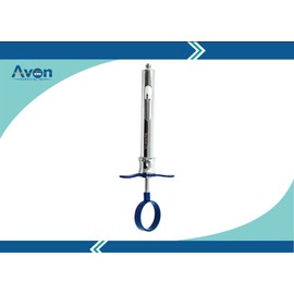 1.8mL Dental Anesthetic Syringe, 10 Count - Dark Blue & Pink Colored Handle, Self-Aspirating with Arrow Plunger - German Stainless CE