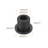 QUARKZMAN Pack of 20 T-shaped rubber hole seals, mounting diameter