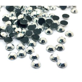 Perlin Hotfix 5 mm Flatback Back Rhinestones SS20 1440 Pieces Glass Stones Round Crystal Gemstones 4.4 ~ 5 mm, Glass
