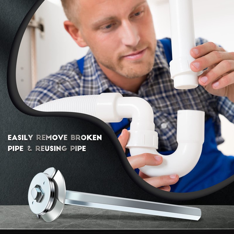 Plumbing PVC Fitting Socket Saver, Pipe Reamer Cutter for Removing