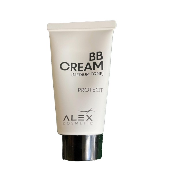 Alex Cosmetic BB Cream Medium Tone Coverage Minimize Pores Skin Cover Skin Tube 30ml