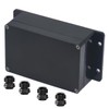 Raculety Project Box ABS Black Electrical Boxes IP65 Outdoor Waterproof