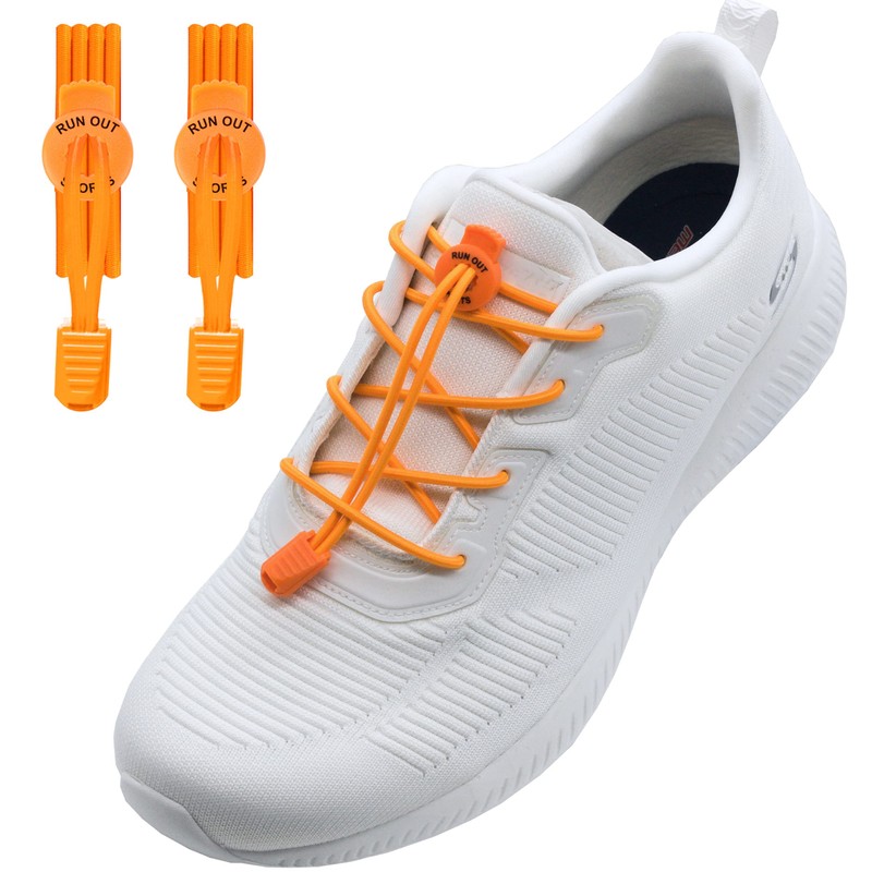 Run out sports Elastic Rubber Shoelaces without Tying - Quick