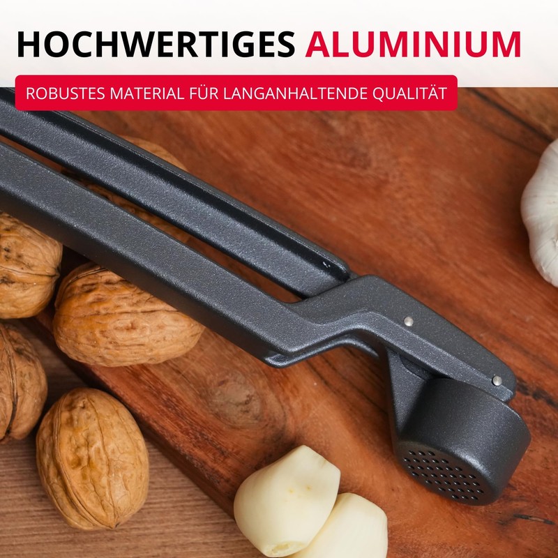 Westmark Novapress Black Edition Garlic Press - Ergonomic Premium Garlic